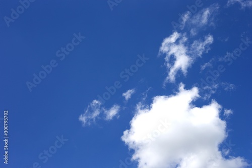 blue sky with clouds