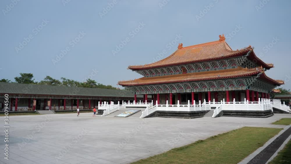 KAOHSIUNG, TAIWAN - Confucius Temple Complex filmed in 4K KAOHSIUNG, TAIWAN - Confucius Temple Complex filmed in 4K