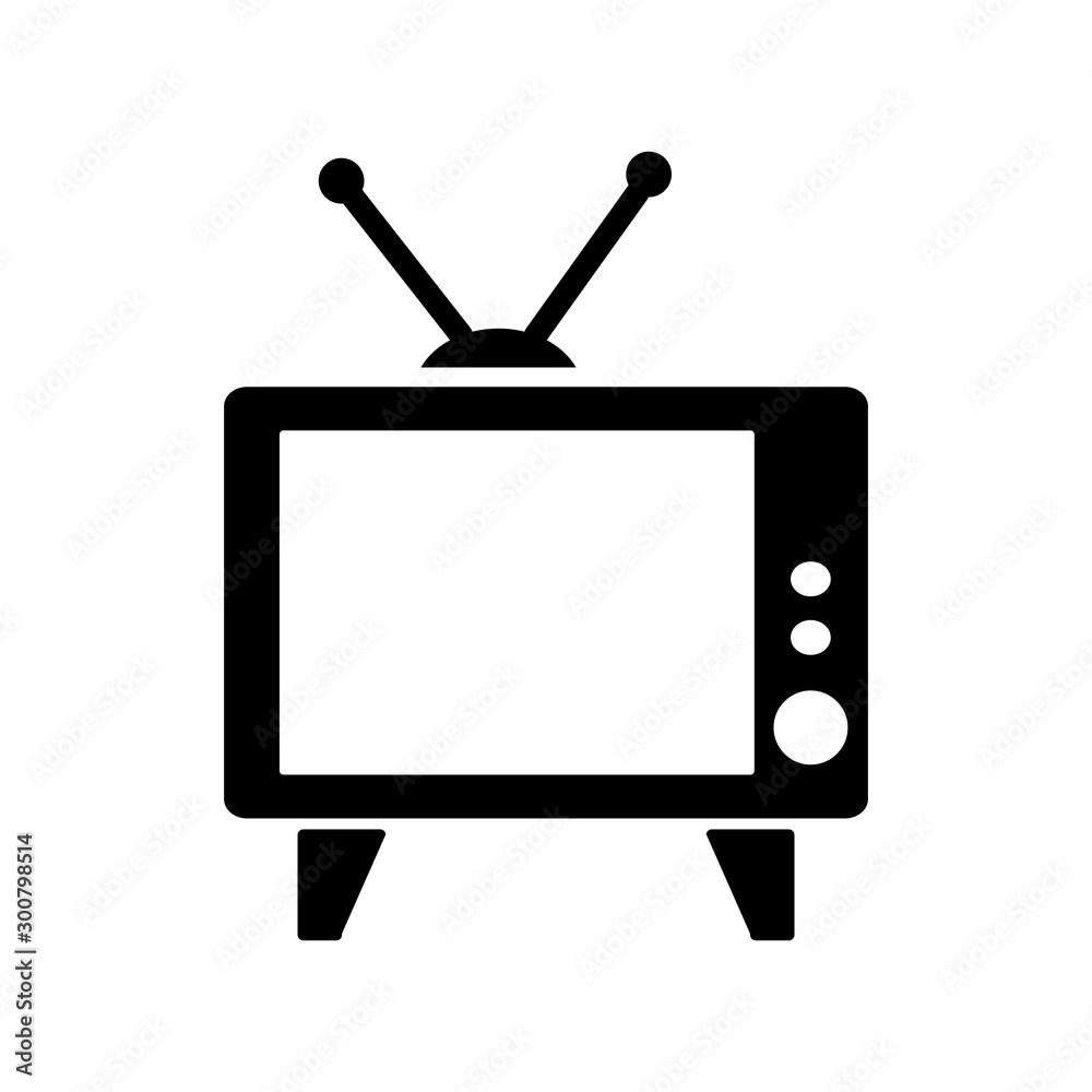 Television Icon Vector Design Template Television Icon Vector Design Template