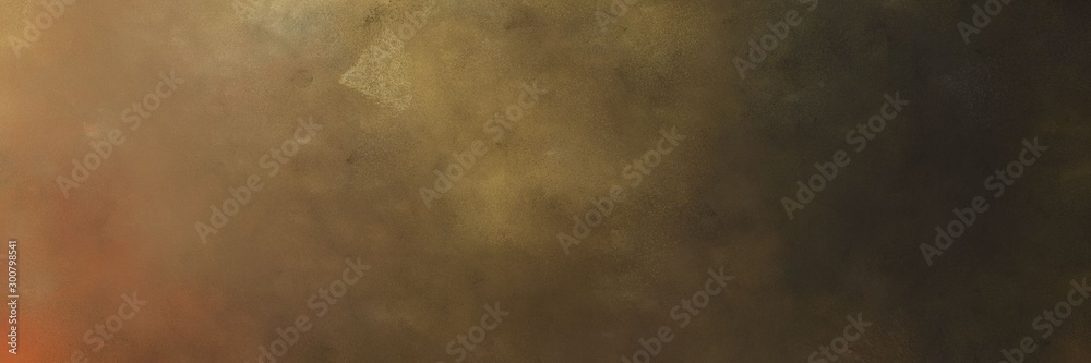 brown, pastel brown and very dark green color background with space for text or image. vintage texture, distressed old textured painted design. can be used as header or banner