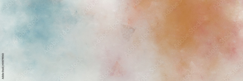 vintage abstract painted background with silver, peru and rosy brown colors and space for text or image. can be used as header or banner