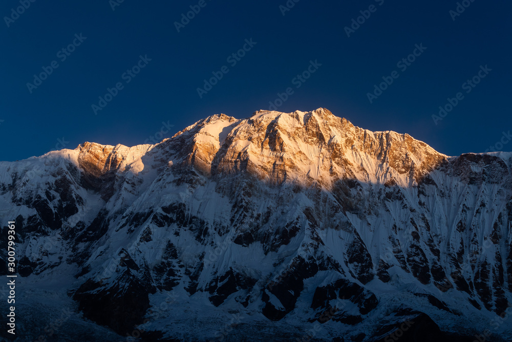 Plakat Beautiful view of mountain during sunrise