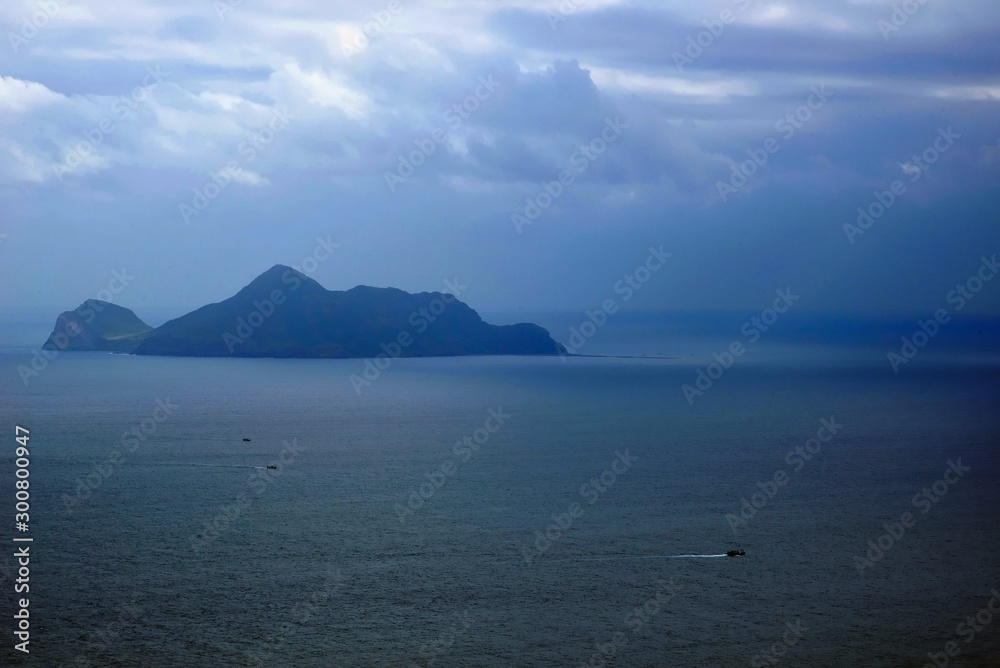 Overlooking Guishan Island in New Taipei City, Taiwan