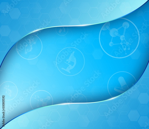 abstract background technology concept in blue light,brain and human body heal ,technology modern medical science in future and global international medical with tests analysis clone DNA human