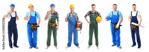 Different male electricians...