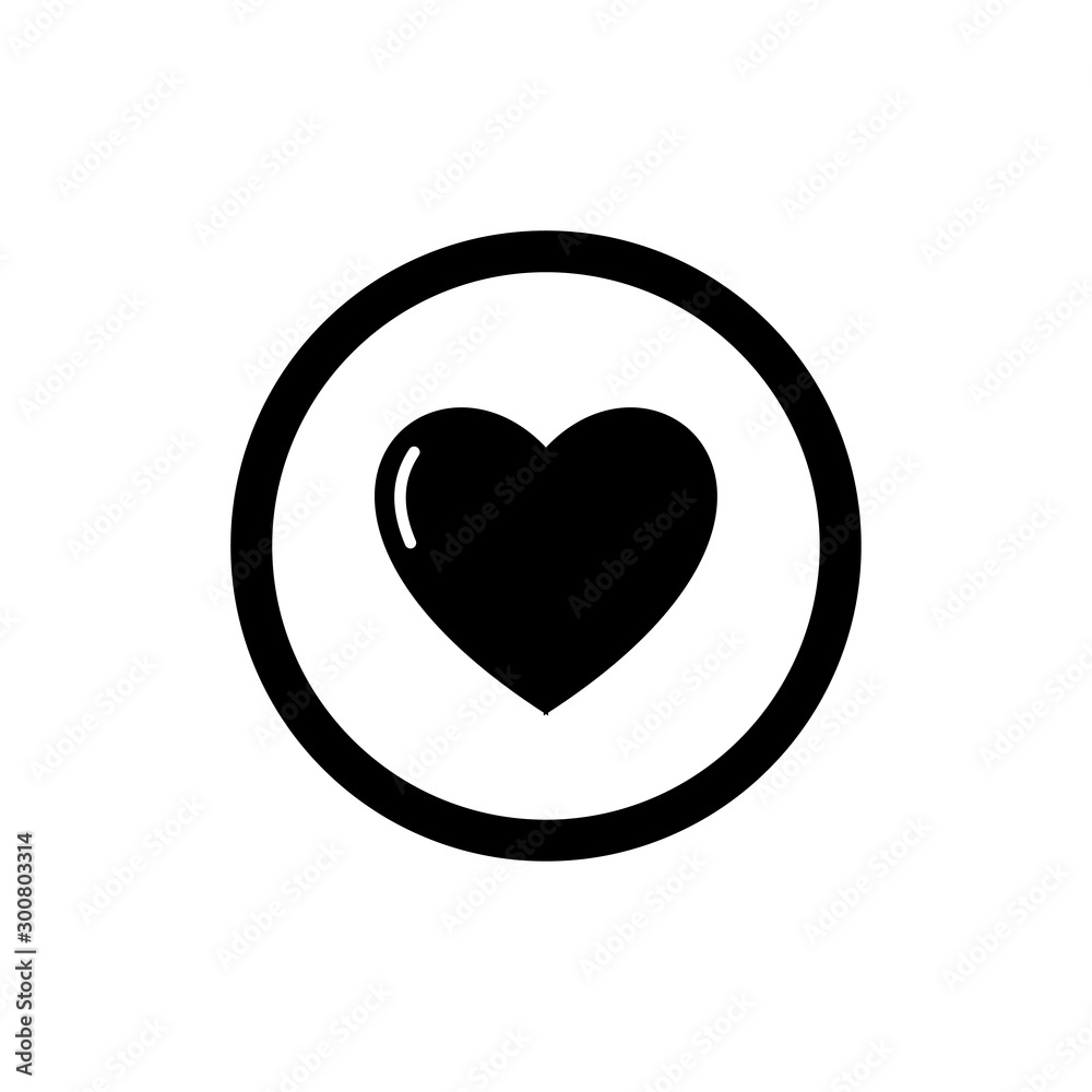 Love Heart Symbol Icon Design Illustration EPS 10 Love Heart Symbol Icon Design Illustration EPS 10