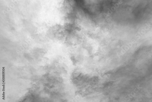 sky with black and white cloud textured background