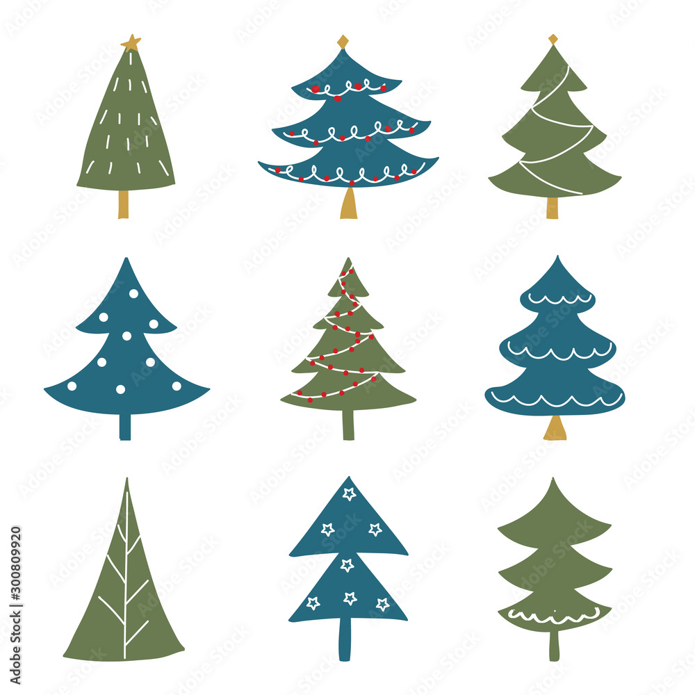 Christmas and Happy New Year icon set. Merry Christmas design element for calendar, cards, pattern, and background - Vector Christmas and Happy New Year icon set. Merry Christmas design element for calendar, cards, pattern, and background - Vector