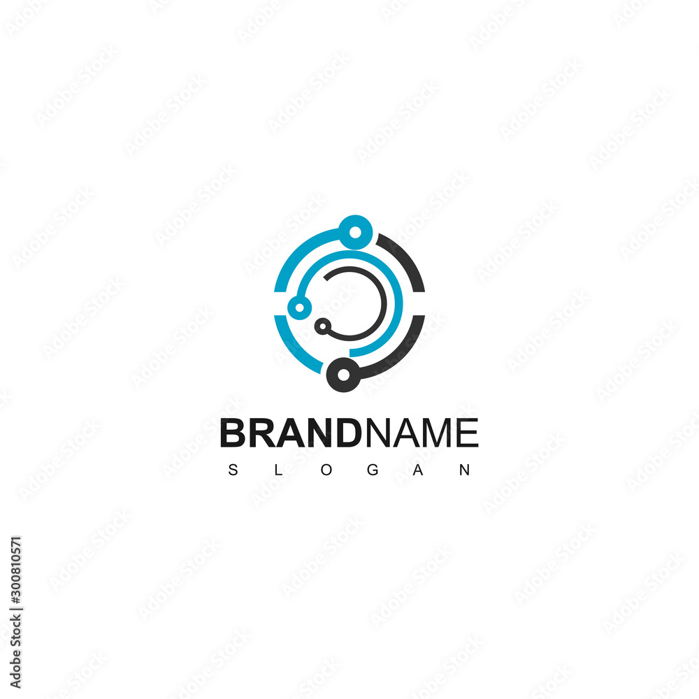Technology Logo Design Vector Technology Logo Design Vector