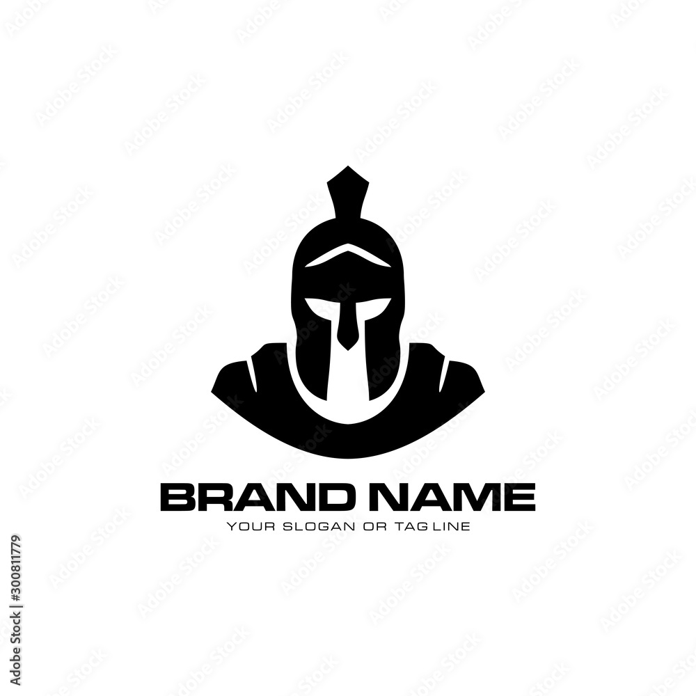 creative logo design concept warrior vector template creative logo design concept warrior vector template
