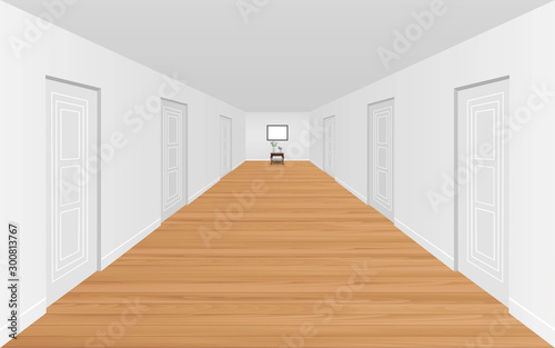 central corridor of the hotel
