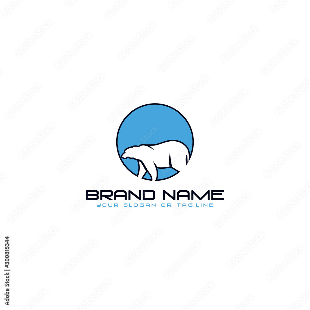 bear logo design vector template white background bear logo design vector template white background