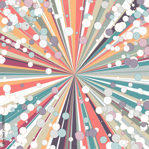 Colorful Lines Random Distribution Computational Generative Art background illustration