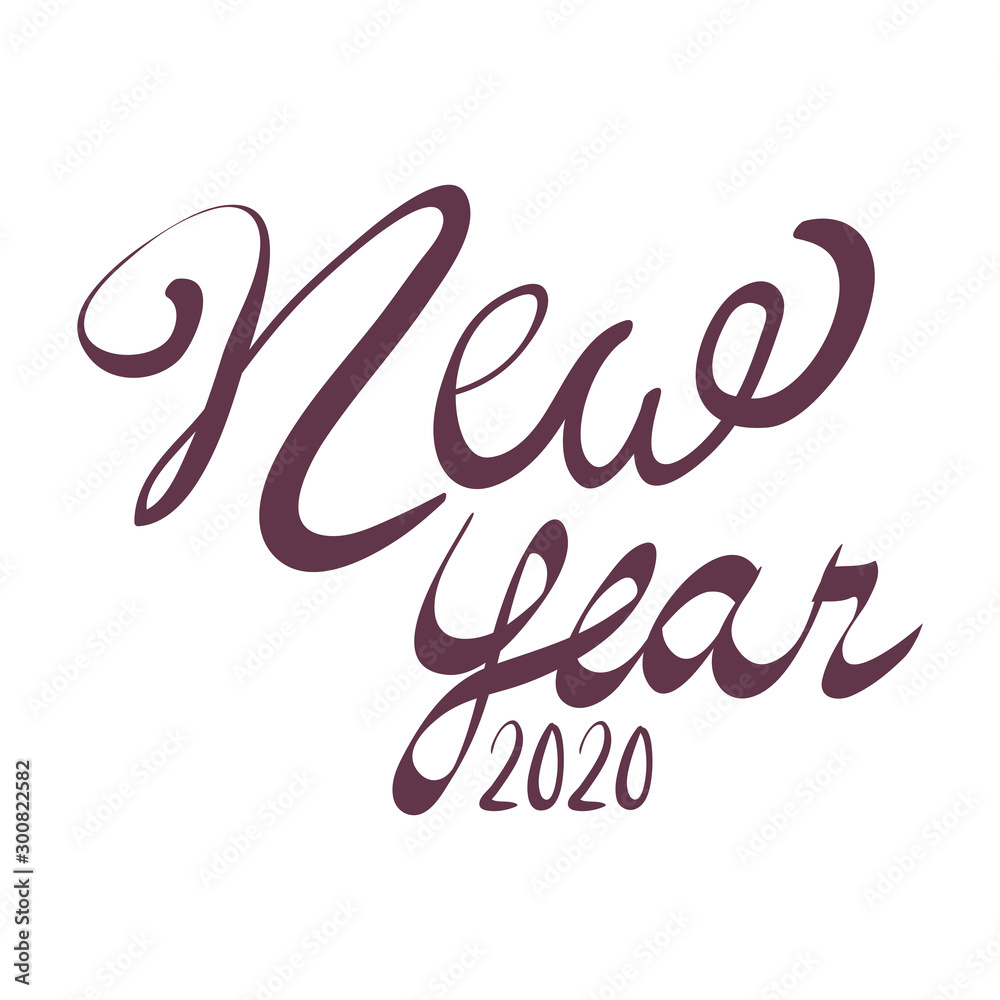 happy new year lettering icon happy new year lettering icon
