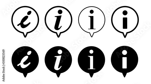 インフォメーション アイコンセット 