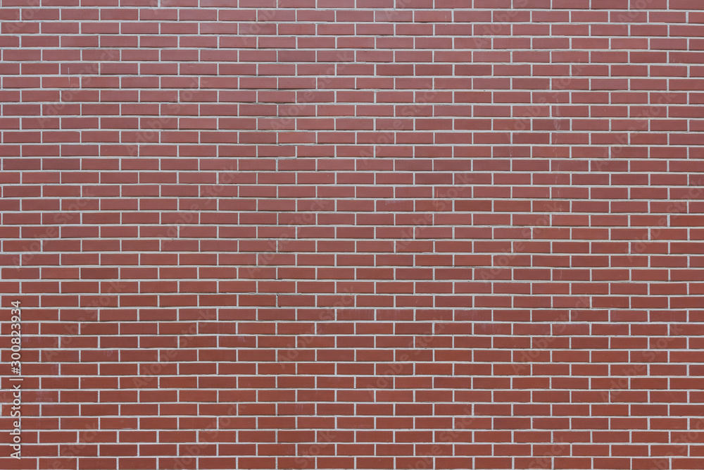 Wall of red brick Wall of red brick