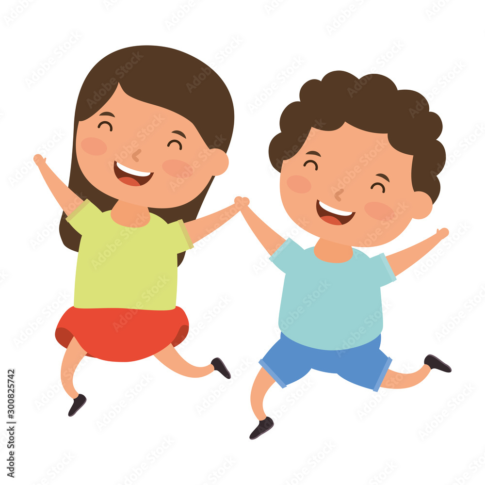 cute little kids couple comic characters cute little kids couple comic characters