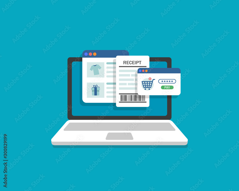 E-commerce and m-commerce flat vector illustration design. Online shopping, e-banking, discounts E-commerce and m-commerce flat vector illustration design. Online shopping, e-banking, discounts