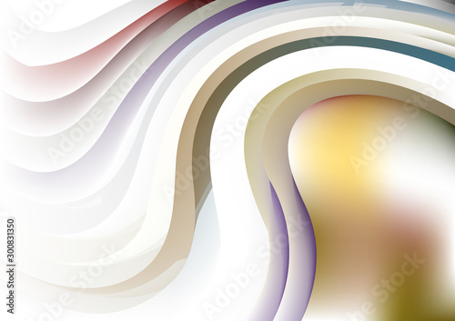 Curve Creative Background vector image design