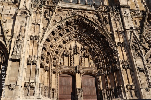 Cathédrale Saint Maurice dans la Ville de Vienne - Département Isère - France - Cathédrale construite au 16 ème siècle