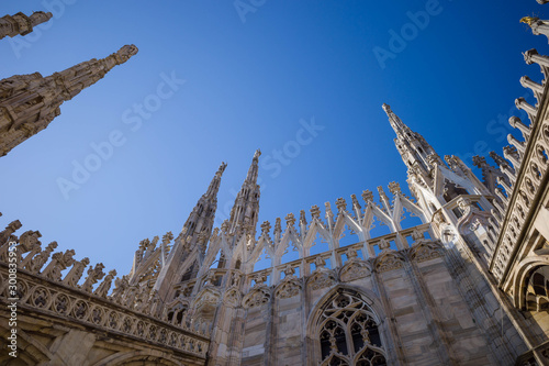 The roof of the Milan Cathedral - Duomo di Milano