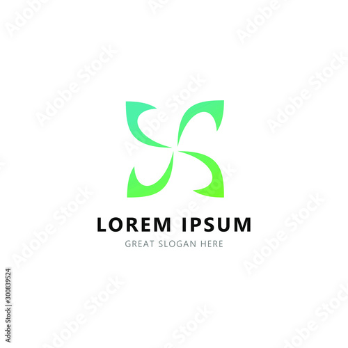 abstract symbol logo design template