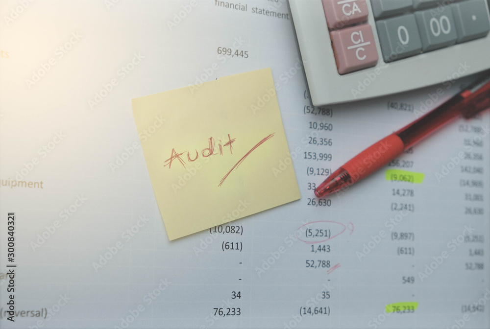 Calculate and pen's important for accountants. Before announcing financial statements to the public, audited by both internal and external auditors of the company. If you find a mistake, use a red pen Calculate and pen's important for accountants. Before announcing financial statements to the public, audited by both internal and external auditors of the company. If you find a mistake, use a red pen