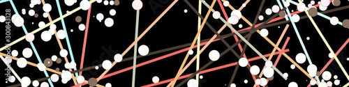 Colorful Lines Random Distribution Computational Generative Art background illustration