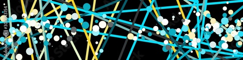 Colorful Lines Random Distribution Computational Generative Art background illustration