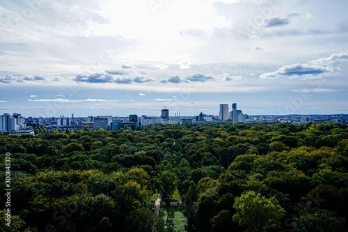 Fototapeta Naklejka Na Ścianę i Meble -  berlin panorama with tiergarten