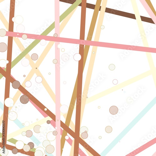 Colorful Lines Random Distribution Computational Generative Art background illustration