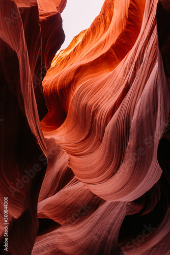 Beeindruckende Sandstein Formationen im Lower Antelope Canyon in Page/arizona USA