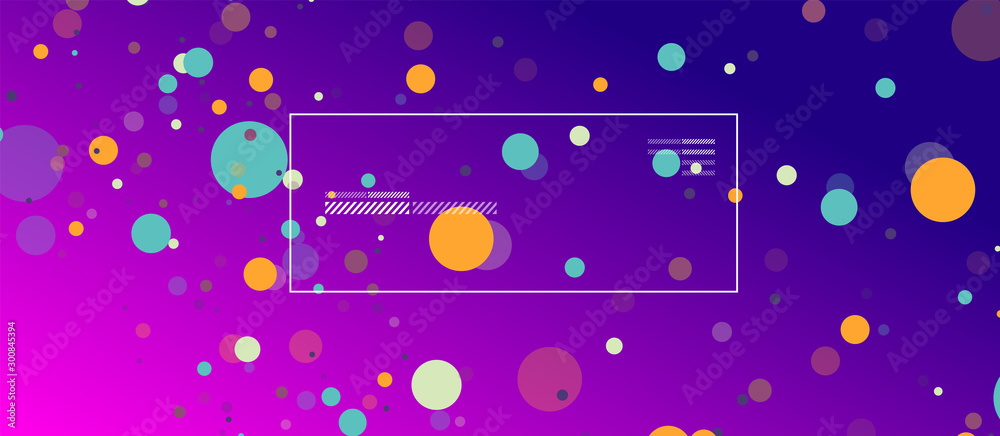 Obraz premium Line points connections geometric abstract background.