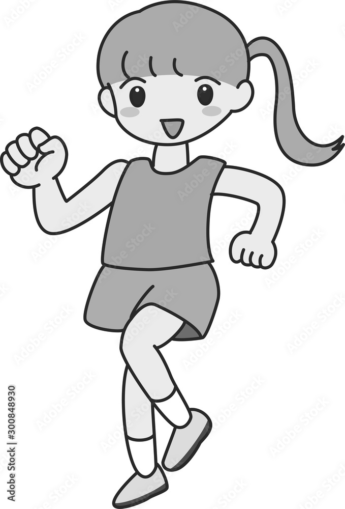 Young smiling woman exercising in sports gym Young smiling woman exercising in sports gym