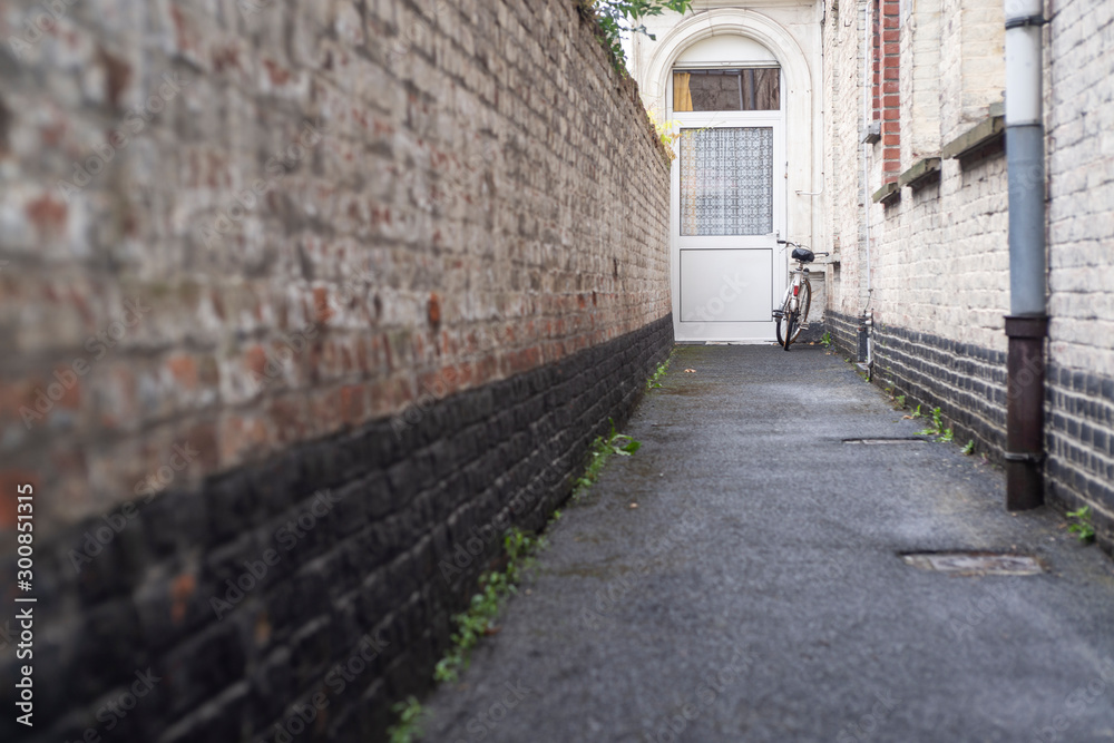 bicycle and alley