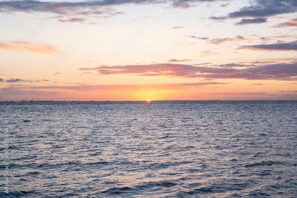 Obraz premium sunset time