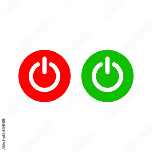 On Off Power Button Symbol Icon Vector Design Illustration EPS 10