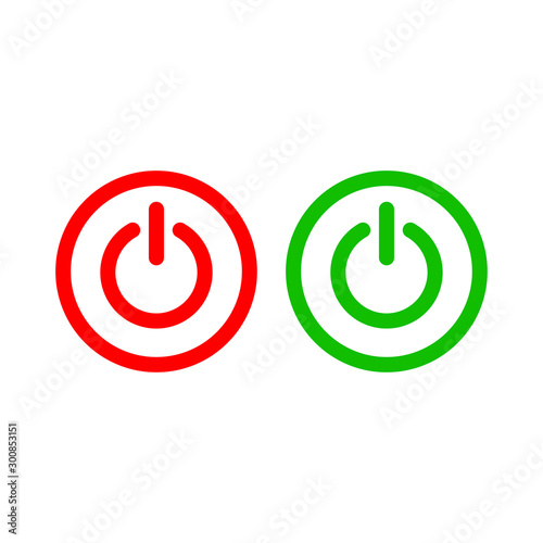 On Off Power Button Symbol Icon Vector Design Illustration EPS 10