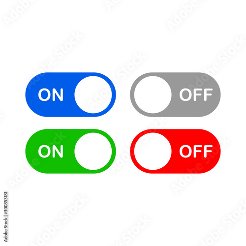 On Off Power Button Symbol Icon Vector Design Illustration EPS 10
