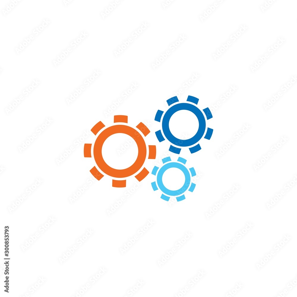 Gear Logo Template vector icon illustration design Gear Logo Template vector icon illustration design