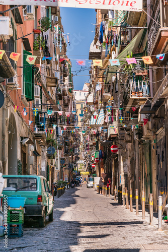 Fototapeta Naklejka Na Ścianę i Meble -  Napoli, Qartiere Spagnolo, Italia