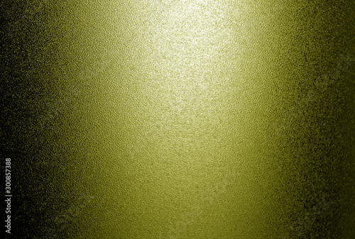 Ground glass texture with light in yellow tone.