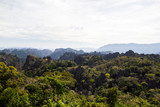 Scenic view of mountain against cloud sky at Bolikhamxay province, Laos