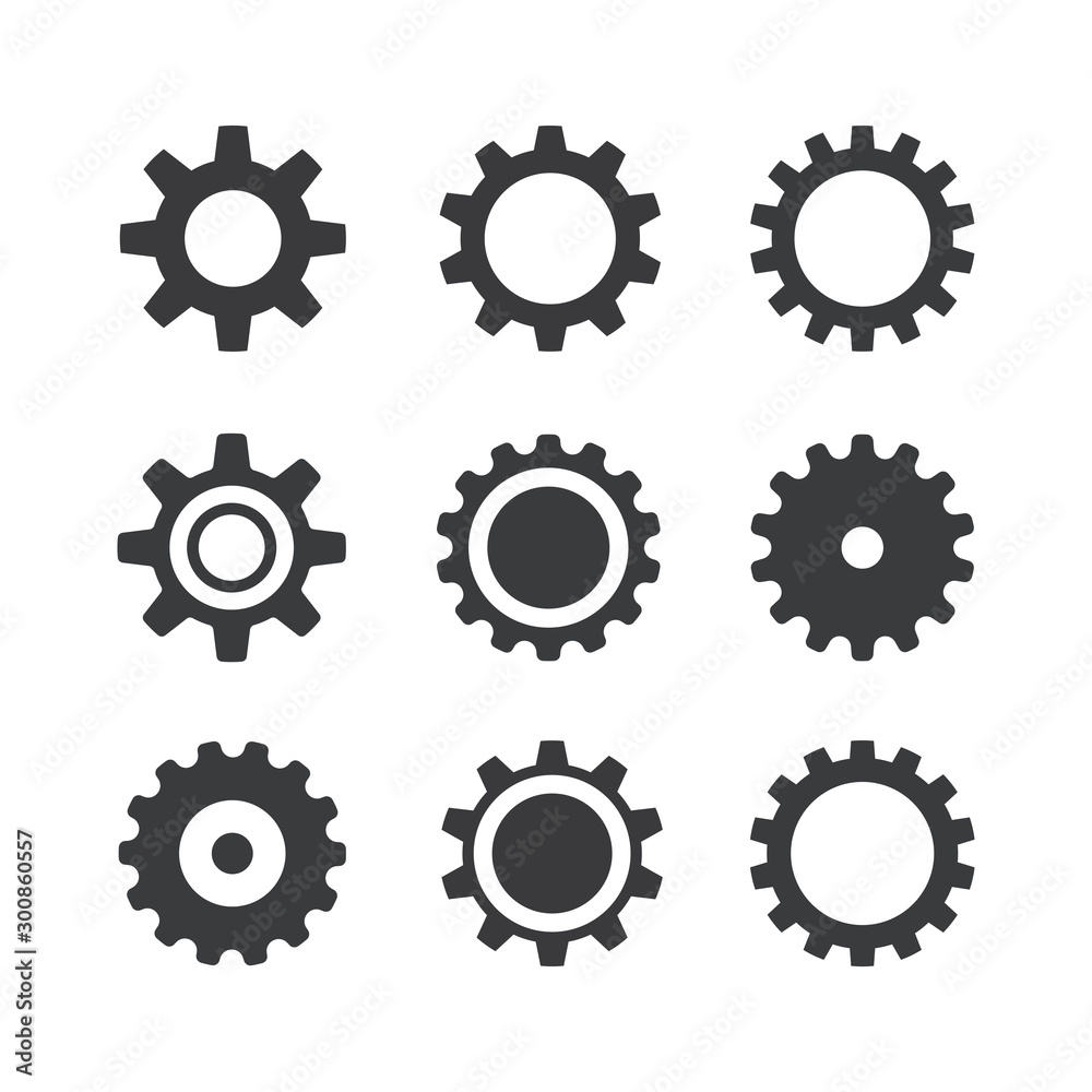 Gear Logo Template vector icon illustration Gear Logo Template vector icon illustration