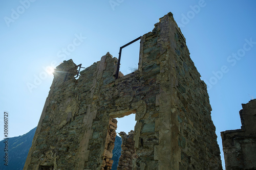 Villa Aprilia in Piemonte, Italy, was destroyed by German soldiers during World War II photo