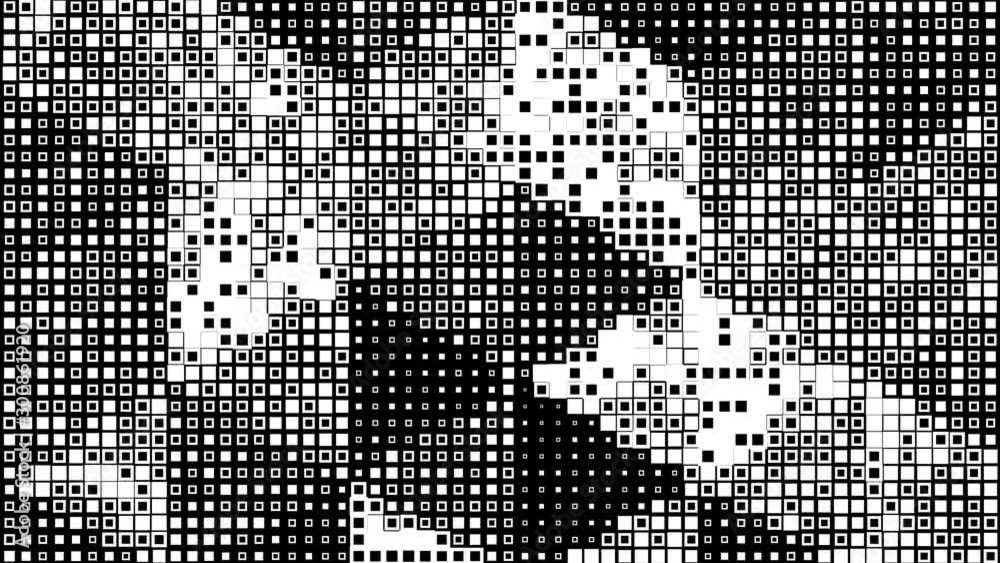 Abstract Looping Mosaic Background Abstract Looping Mosaic Background