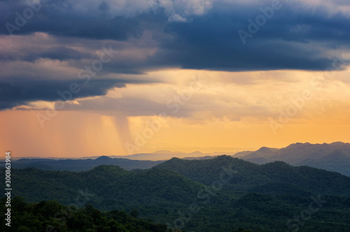 Storm over mountain. © 24Novembers