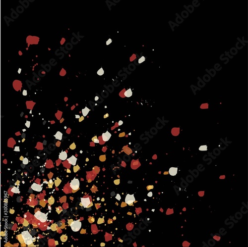 Abstract black background whith inc spots for wallpaper design. Ink stain