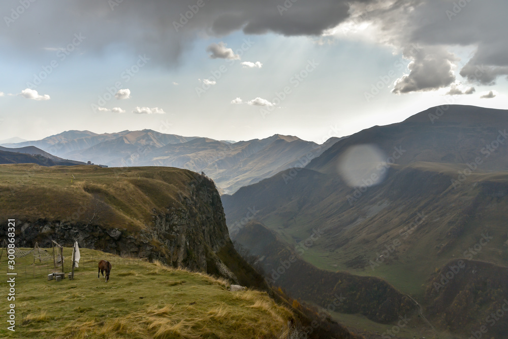 Russia–Georgia Friendship Monument, in the road from Tbilisi to Kazbegi