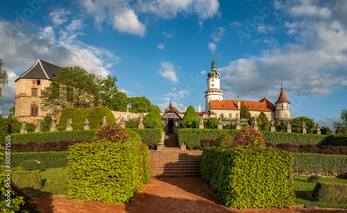 Castle of Nove Mesto nad Metuji with garden, Czech Republic